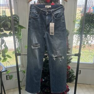 Risen Stylish Distressed Blue Jeans